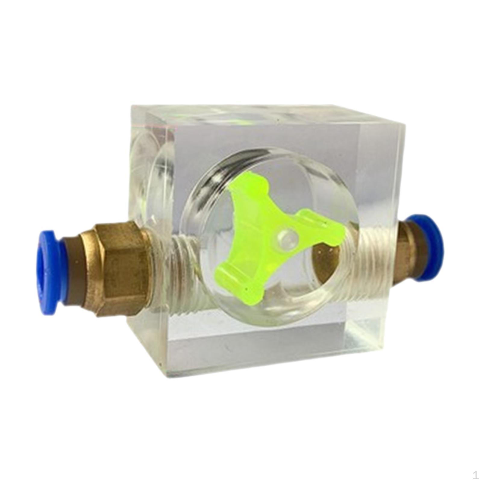 

8 мм Лічильник витрати води Акриловий Вимірювання охолодження Type C