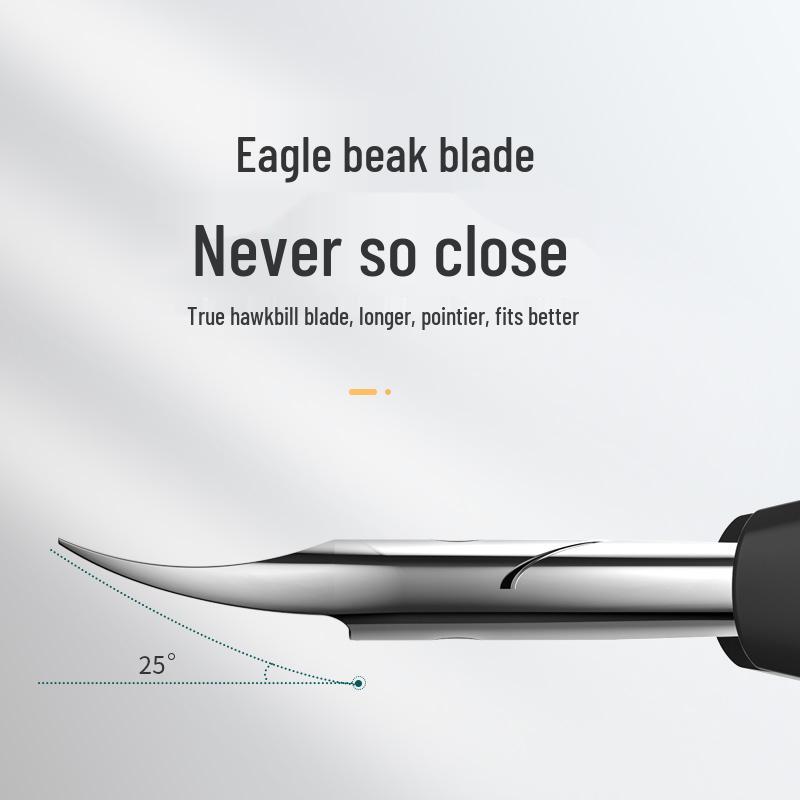 Cliper Profesional pentru Unghii Încarnate, Clește Oblic Ascuțit pentru Paronichie și Inflamație