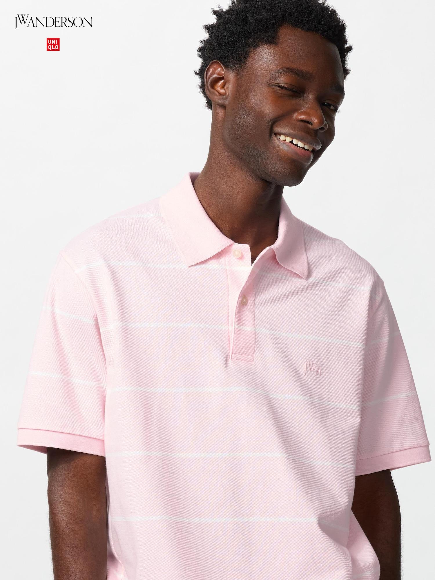 

Рубашка-поло Uniqlo Dry Picket Stripe, стандартная 11 PINK/UNISEX XL