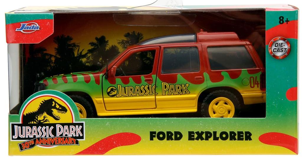 Kyosho Jada Toys HOLLYWOOD RIDES Series 1993 Ford Explorer Finished Model JADA31956 1/32 (Jurassic Park)