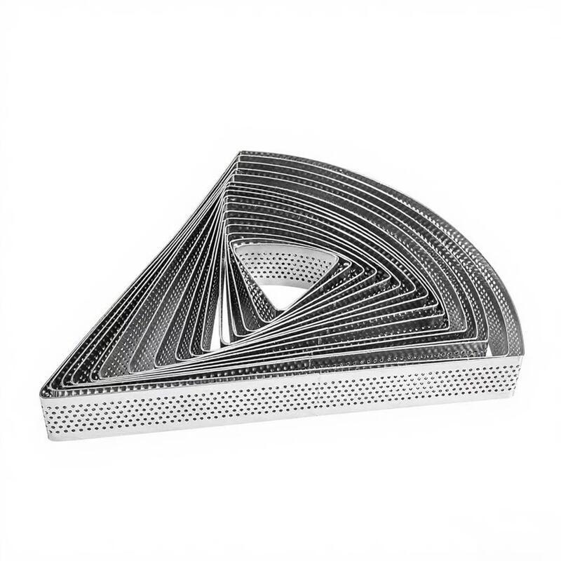 MDNG Perforated 1/6 Sector Mousse Ring Baking Mold Set