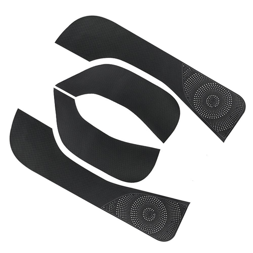 Door Anti Kick Pad for Tesla  Model 3 2021-2023 Model Y 2023-2025 Car Carbon Fiber Sticker Protection Side Edge Film Protector