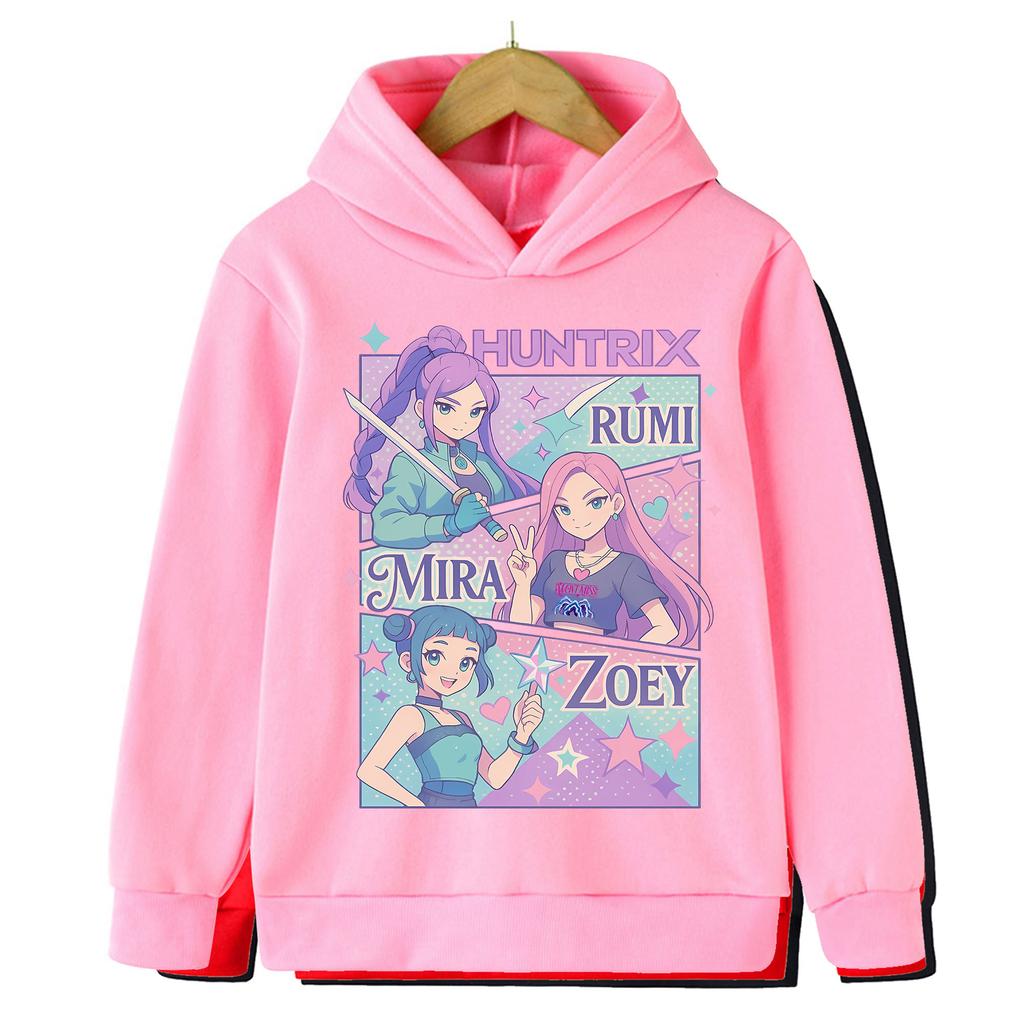 Winter New Saja Boys Band Hooded Sweatshirt Kpop Devil Pop Devil Hunter Inspired Movie Unisex High Quality Fashion Top