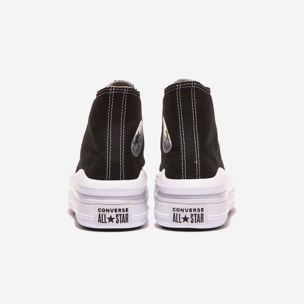 Converse Chuck Taylor All Star Move High  Black Natural Ivory White 