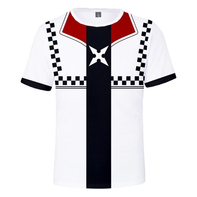 Horká hra Kingdom Hearts 3D Tištěné Tričko Módní Krátký rukáv Cosplay Street Style Topy Muži Ženy Děti Tričko Velikost (100-6XL)