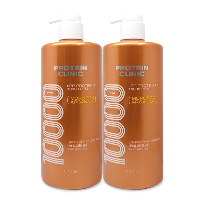 ELASTINE Protein Clinic 10000 Protein High-Nutrient Shampoo Musk Scent 1L 2 Ss (42387412)