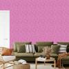 Wallpaper Geometric pattern, powder pink top, powder pink bottom, 50x1000