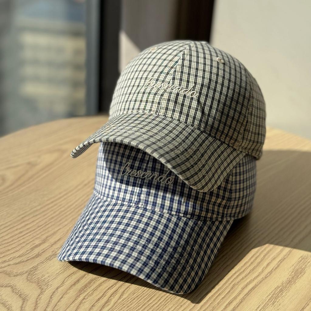 Hochwertige neue karierte Kappen mit Buchstabenstickerei für Herren und Damen, vielseitige Baseballkappen mit breiter Krempe und weichem Oberteil zeigen einen kleinen Trend