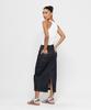 Chambros Women'S Basic Cotton Denim Long Skirt [Indigo]