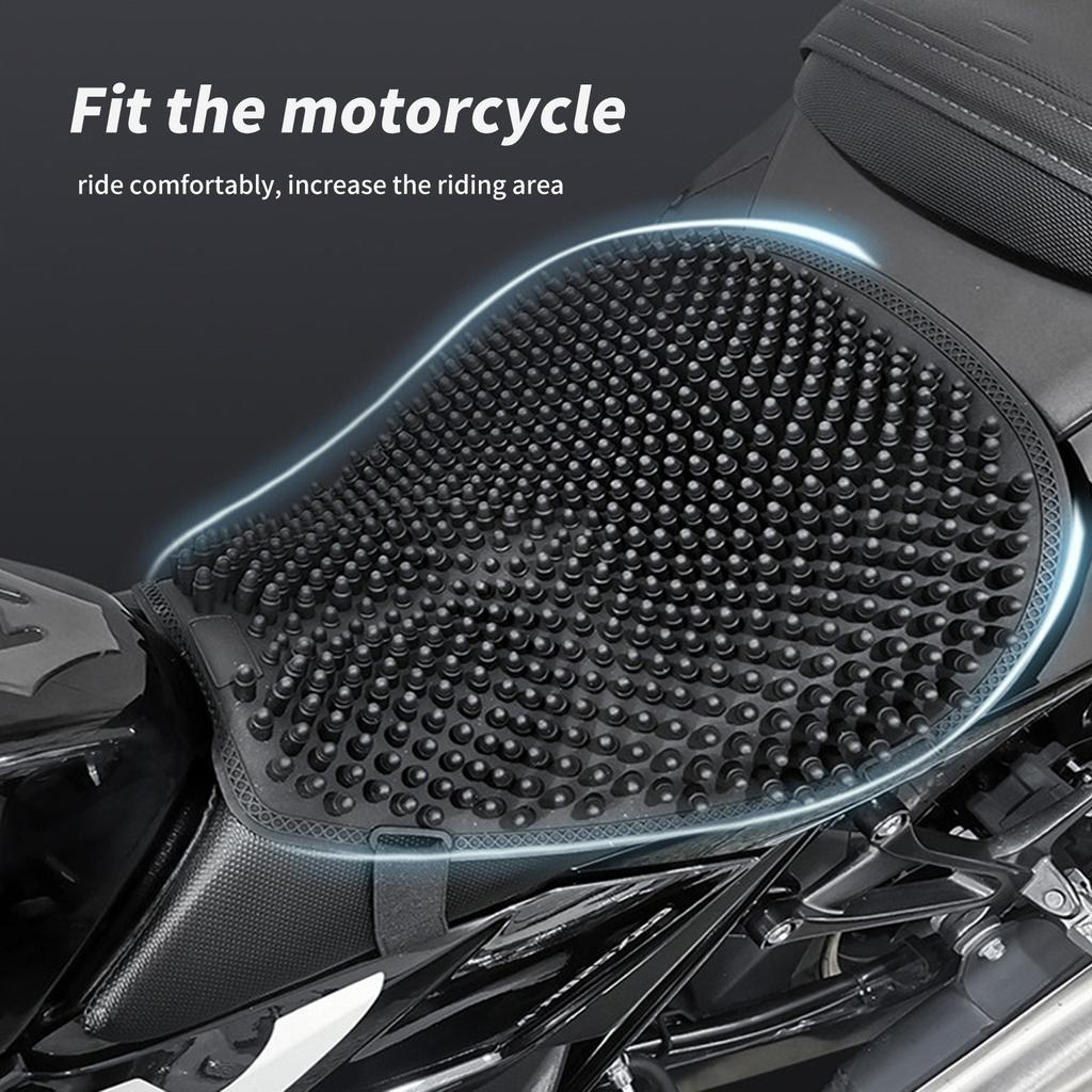 Motorcycle Silicon Seat Cushion,Ergonomic Cushion ,Pressure Relief Ride for Riding To Relieve