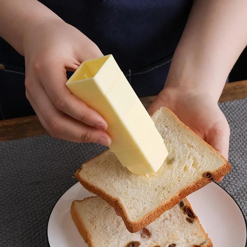 Kitchen Solid Butter Spreader Butter Dispenser On Pancakes Waffles Bagels Toast Butterer Spreading Tool Cheese Storage Box