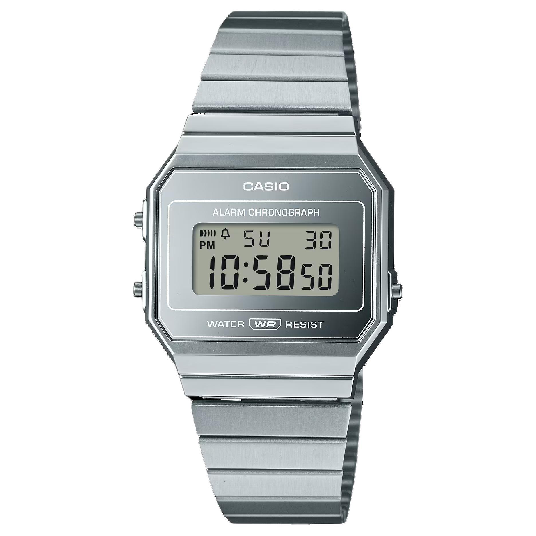 CASIO Unisex VINTAGE Series Gray Watch A700WEV-7A A700WEV-7A Gray Dial