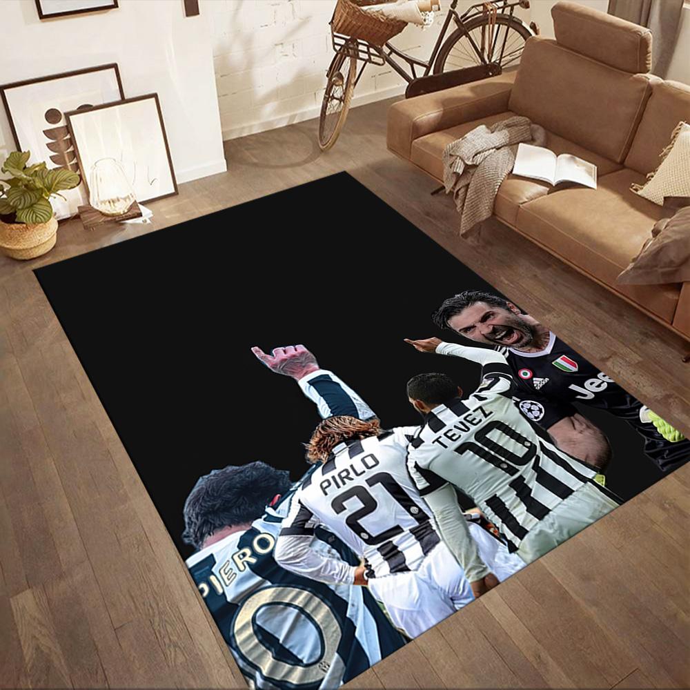 Juventus Carpet Perfect For Balcony Foyer Playrooms Living Rooms Antislip Rug Anime Office Decor Birthdaychristmas Gift