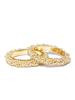 Women's Jewellery Traditional Pearl Studded Gold Plated Bangles for Women and Girls