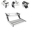 Foldable Step for RV Travel Trailer Lightweight Aluminum Accessory Safe Use