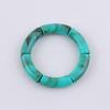 New Mixed Gold Color Tube Beads Acrylic Bracelets Bangles for Women Men Stretch Bamboo Curved Resin Bracelet Stack Jewelry Gifts