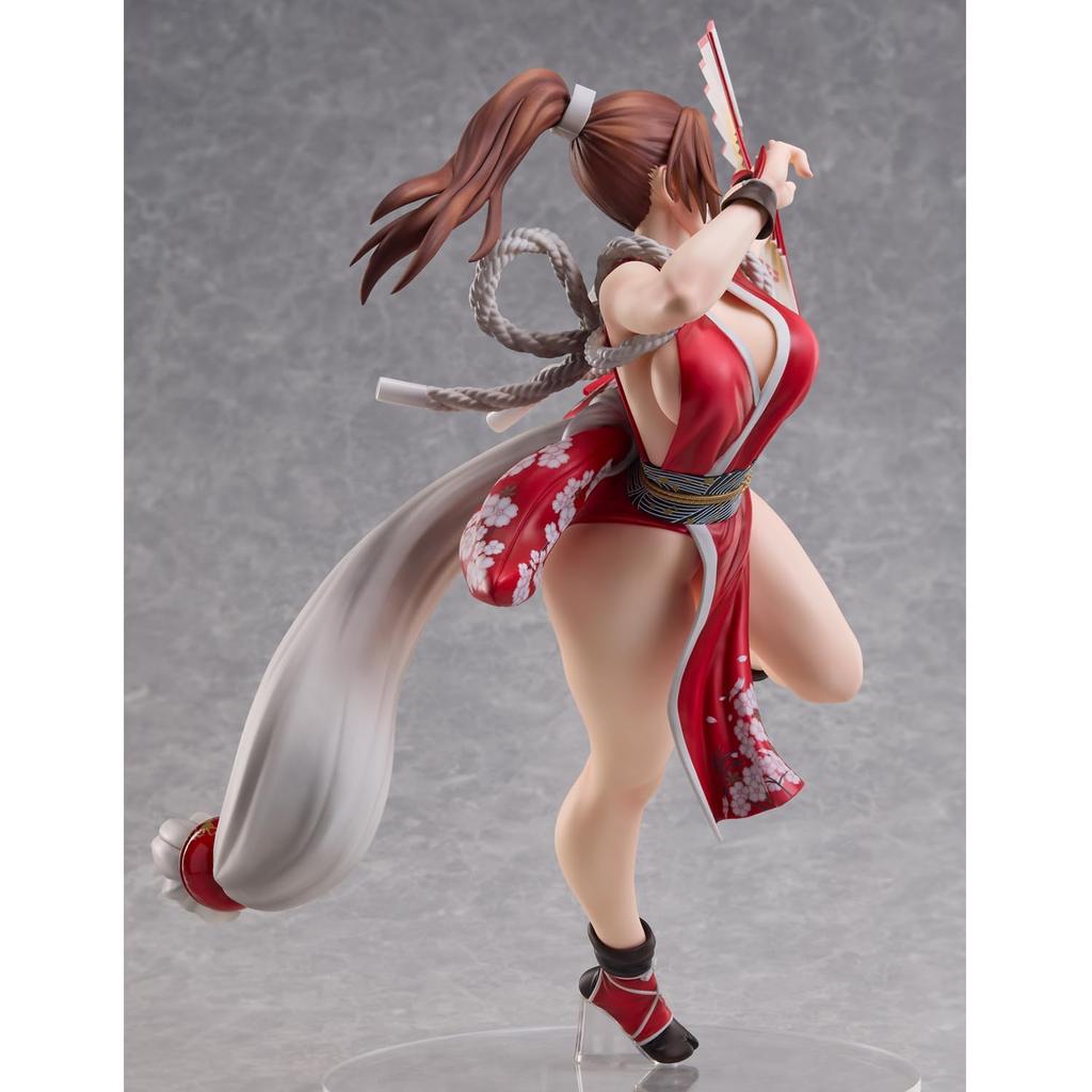 Fatal Fury City of the Wolves Mai Shiranui Sakura Storm Suzaku Scale PVC ABS Painted Complete Figure B-style Dance, 1/4 &