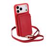 Crossbody Zipper Card Slot Wallet Flip Leather Phone Case For iPhone 17 Pro Max 16 Plus 15 14 13 12 11 RFID Pocket Strap Cover