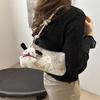 Small and Fresh Simple Underarm Bag for Women In Summer New Trendy Butterfly Printed Dumpling Bag One-shoulder Crossbody Bag Trendy