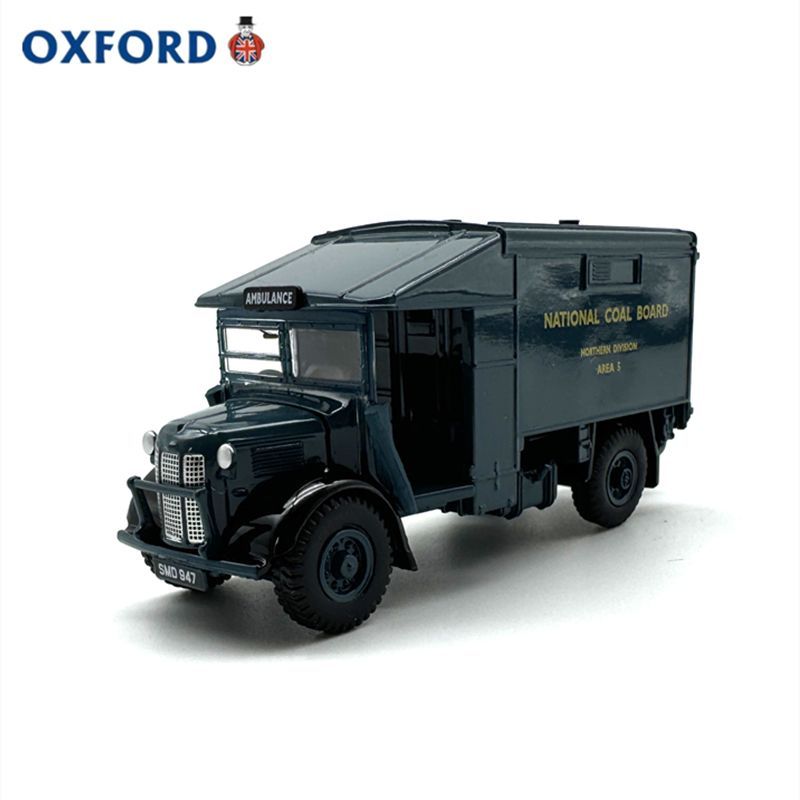 

OXFORD 1:76 Austin K2 Coal Ambulance Alloy Car Diecasts & Toy Vehicles Car Model Miniature Scale Model Car For Children зелёный