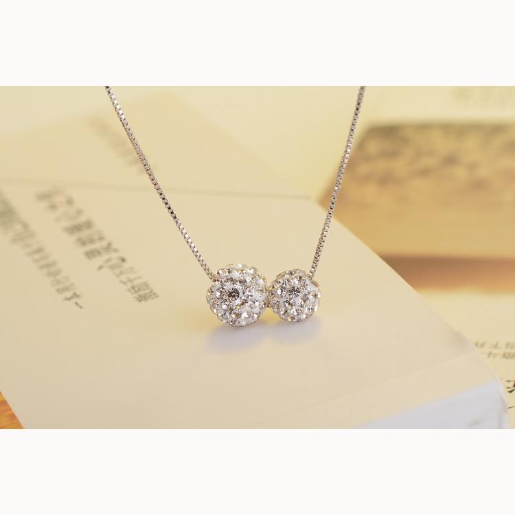 Fashion Elegant Temperament Set Chain Double Necklace Female Single Layer Short Sweater Chain Collarbone Chain Gift for Girlfriends