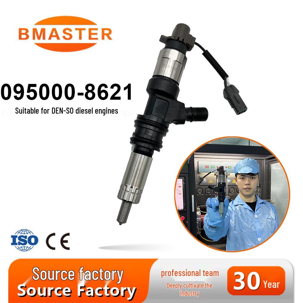 High-Pressure Common Rail Injector 095000-8621 for N04C 4.0D Engine