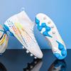 Popular New Youth Football Shoes Men's High-top Long Broken Nails Student Professional Training Shoes Jinjiang Shoes
