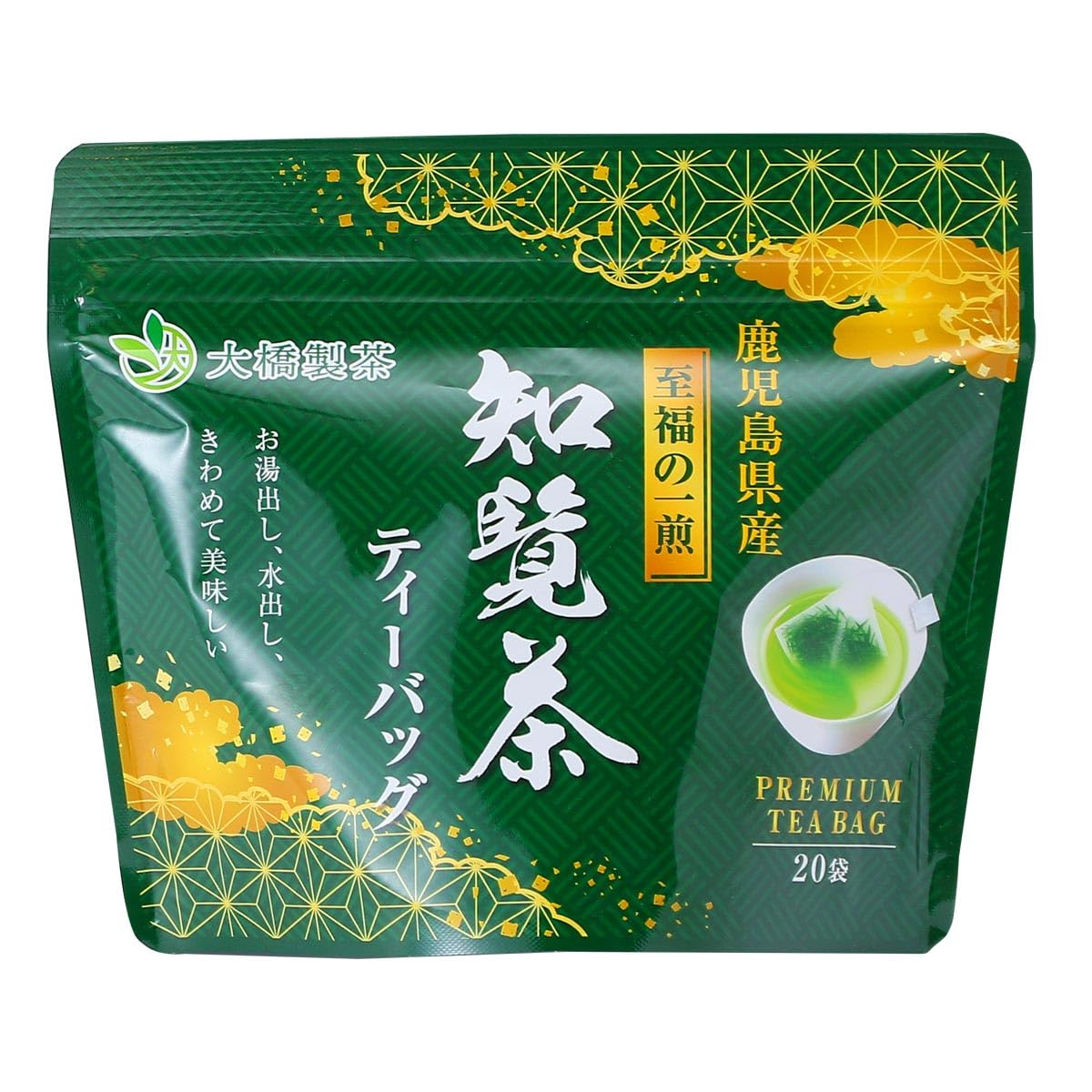 

Чай Ohashi Seicha Blissful Issen Chiran ECO в пакетиках 40 г xx 3 пакетика (2г 20п)