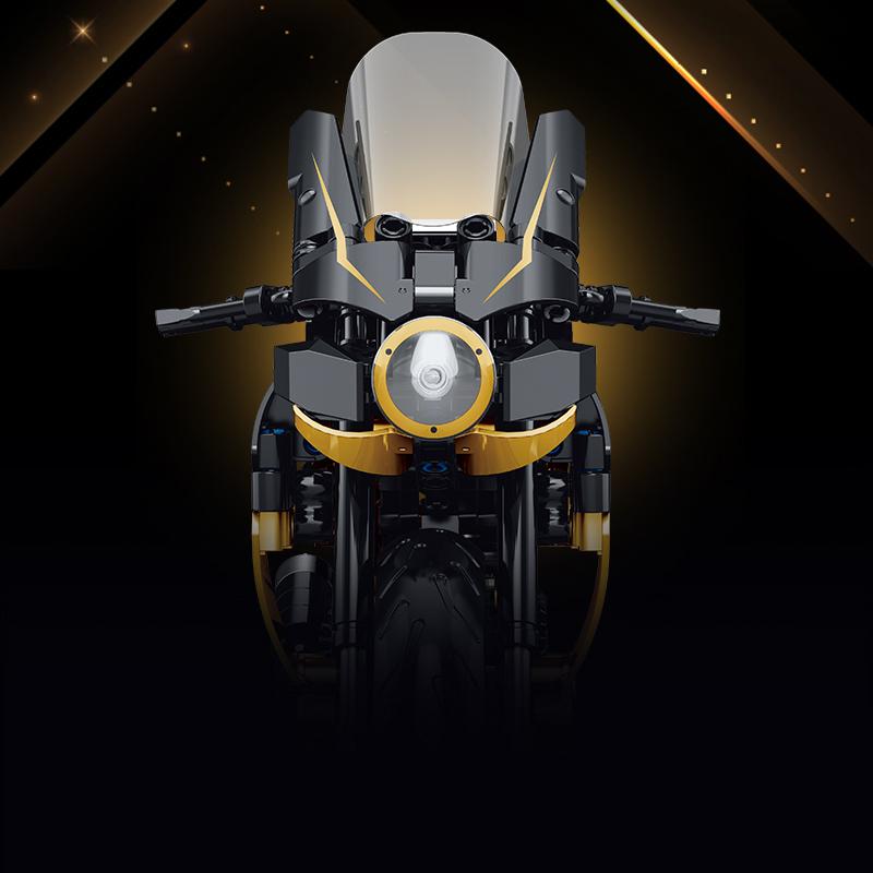 500+ Pezzi Super Moto da Corsa Blocchi da Costruzione Tecnici Set Modello Moto AGUS Giocattoli Creativi Regali per Ragazzi Bambini Adulti 1:8
