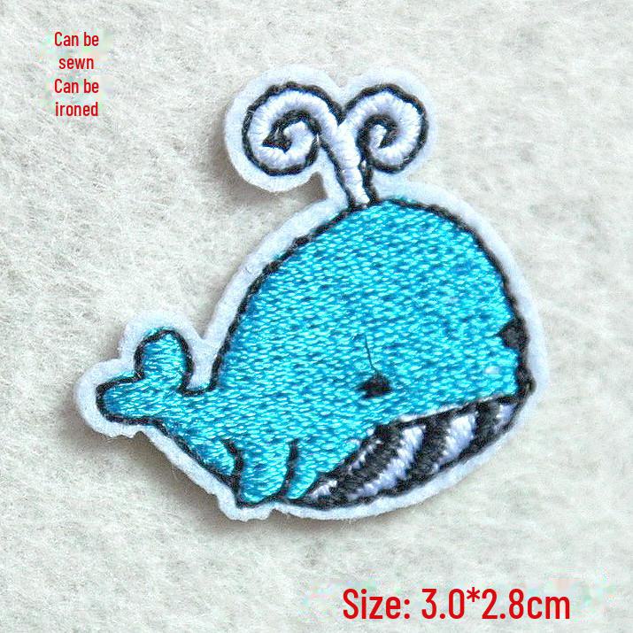 Cartoon Embroidery Patch Set for Clothing: Jeans, Down Jackets, and Repair