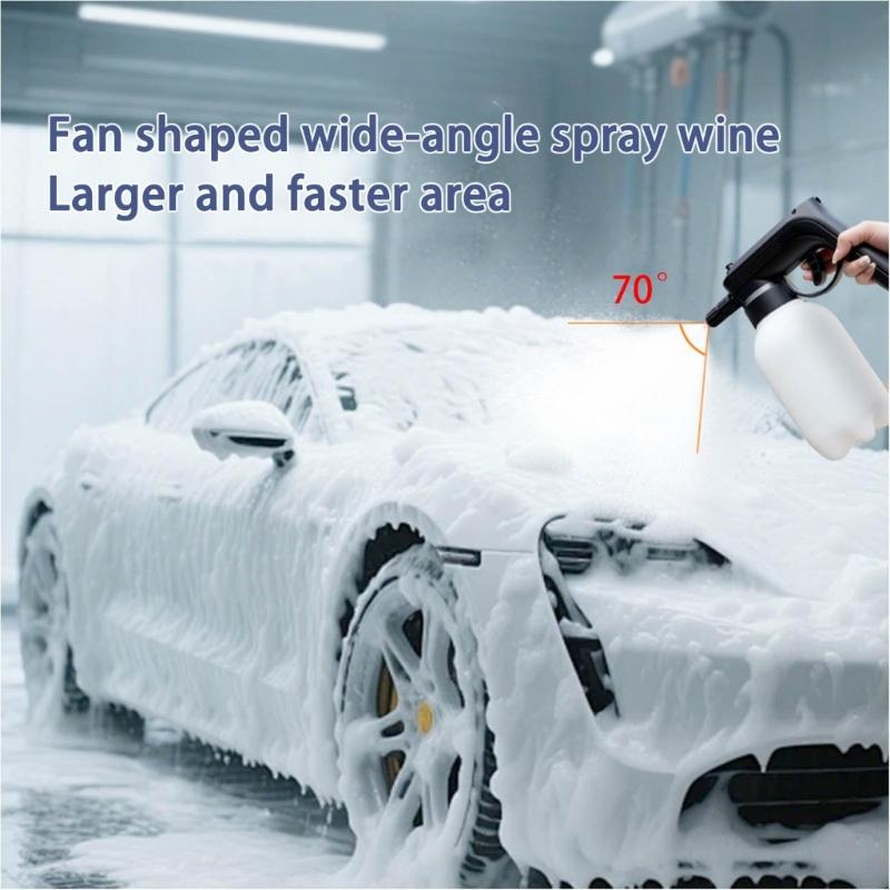 Electric Foam Sprayer Handheld Foam Sprayer Bottle Rechargeable for Car Washing Foam Cannons Car Detailing Accessories