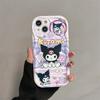 Kawaii Kuromi Melody Phone Case For Samsung Galaxy S26 Ultra S25 FE S24 S23 S22 Ultra Plus FE  A57 A56 A17 A54 5G Korean Casing