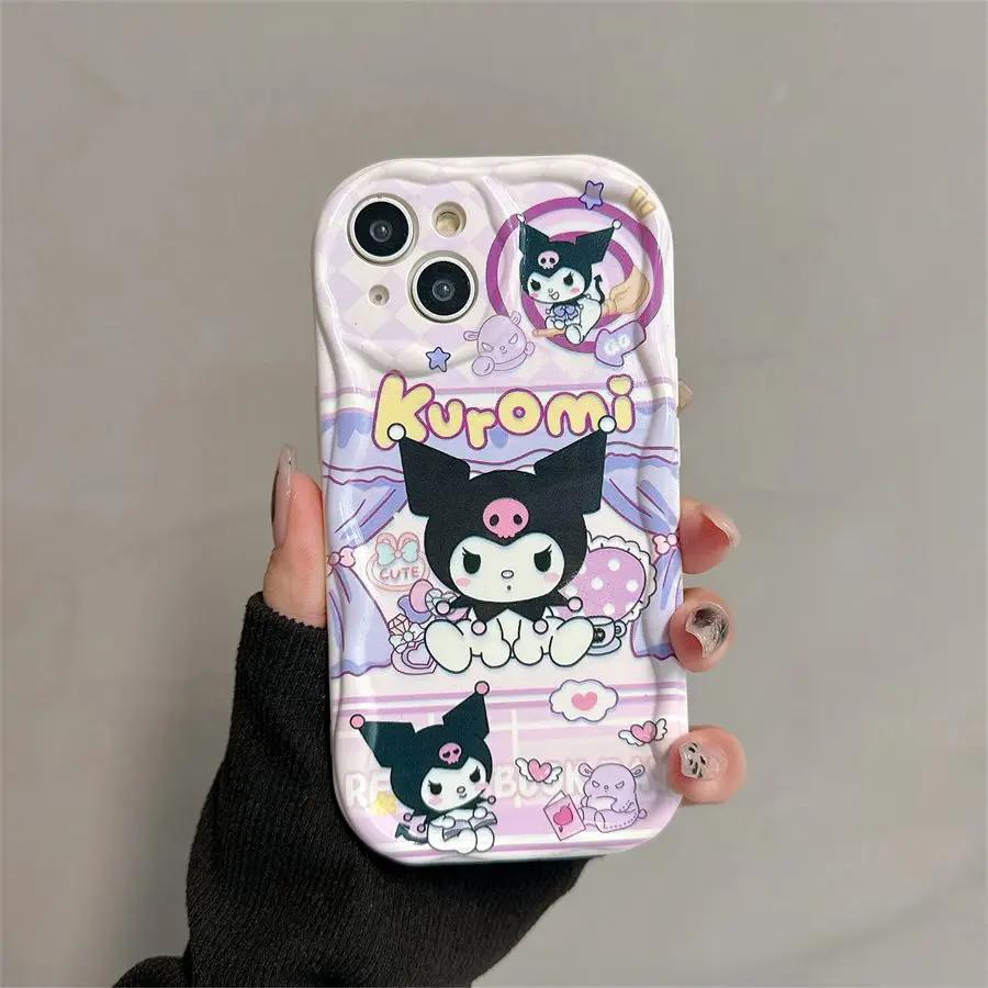 Kawaii Kuromi Melody Phone Case For Samsung Galaxy S26 Ultra S25 FE S24 S23 S22 Ultra Plus FE A57 A56 A17 A54 5G Korean Casing