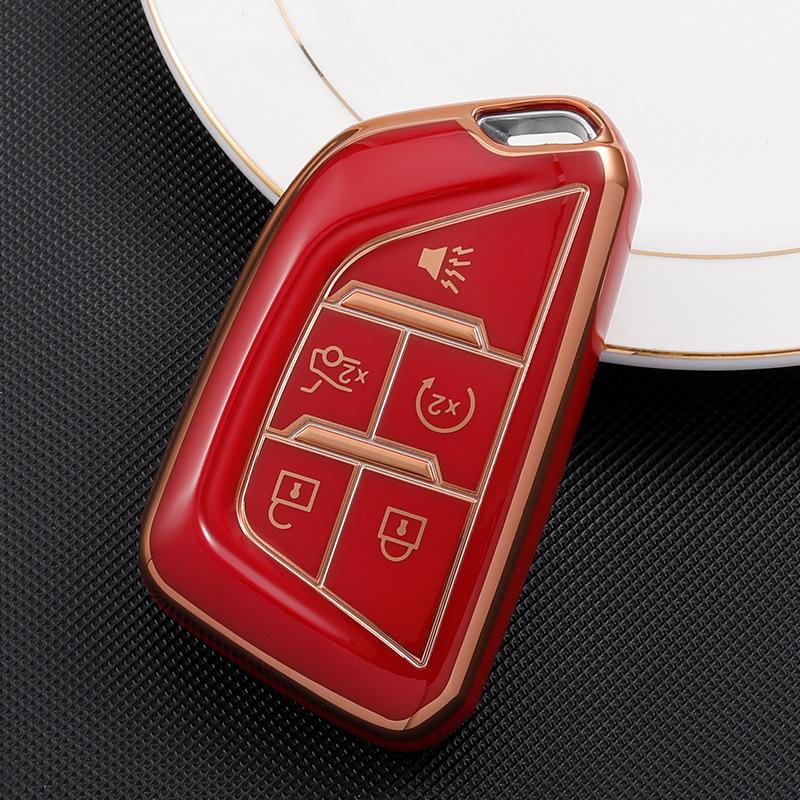 Applicable To Cadillac CT5 Key Set 2021 CT4 Blade All-inclusive Car Case Buckle Personalized Female Protective Case