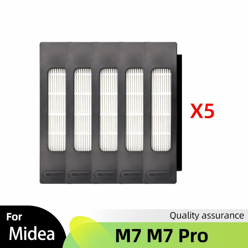 Für Midea M7 M7 Pro Zubehör Ersatzteile Roboter Staubsauger Ersatzbürste HEPA-Filter Wischtücher Verbrauchsmaterialien