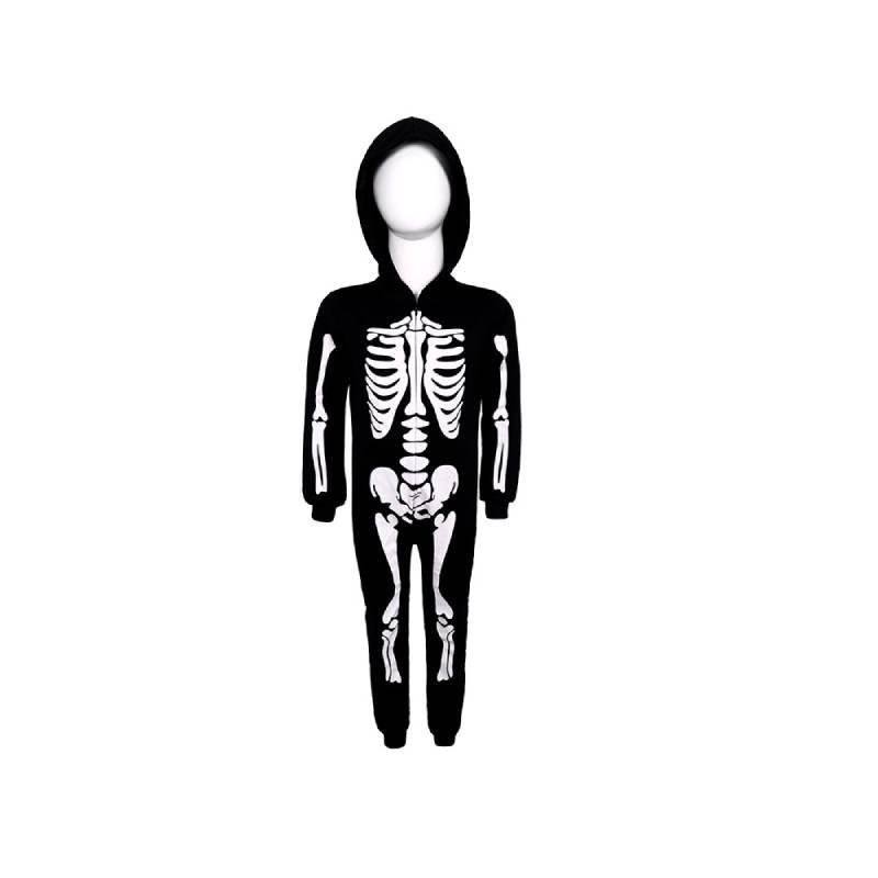 Halloween Skeleton Costume For Kids With Glowinthe Dark Features For Stage And Party Use