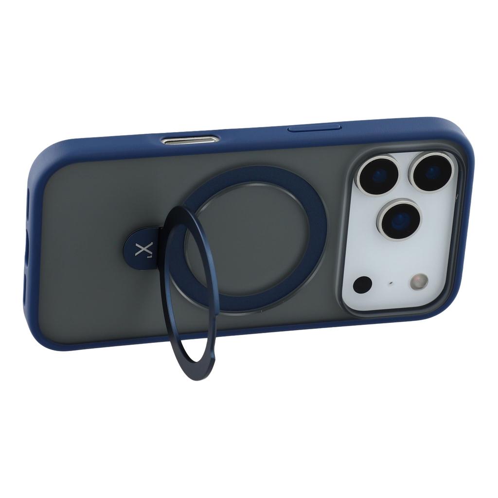 For iPhone 17 Pro Max Case Metal Kickstand TPU PC Phone Back Cover