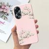 For Oppo A58 4G Back Cover Beauty Flower Girl Fashion Jelly Phone Case For Oppo A58 4G CPH2577 OppoA58 A 58 Coque Etui Soft TPU
