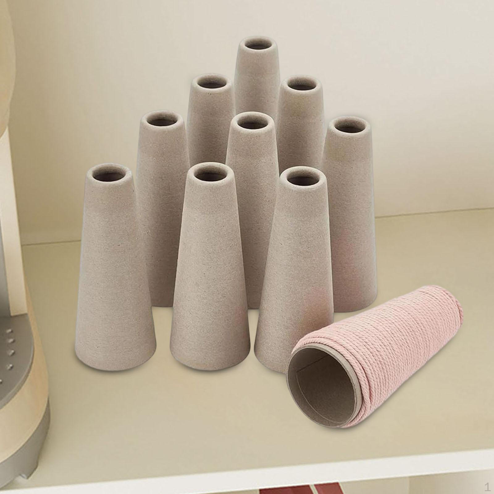 

10 штук трубок для намотування вовни, в язання, плетіння, побутові аксесуари для шиття, тримач для конуса з пряжею 4.6cm inner diameter