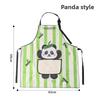 Canvas Cartoon Waterresistant Chef Apron With Sleeves For Home Cooking And Kitchen Use
