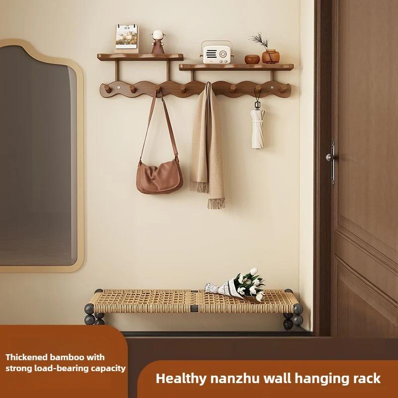 Entrance Door Hanging Clothes Hook, Wall Hanging Entrance Key Storage, Creative Decoration Hook, No Drilling, Wall Mounted Shelf