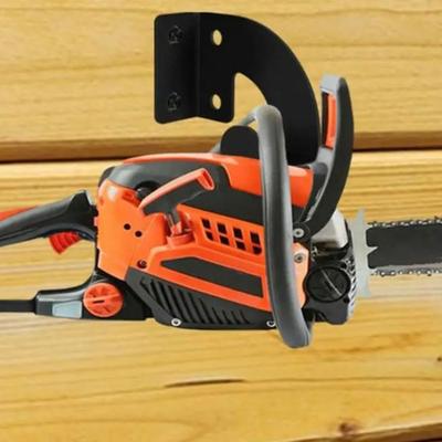 Metal Chain Saw Hanger Heavy Duty Multi-function Chain Saw Storage Organizer Bracket Wall Mounted Chain Saw Hook Garage