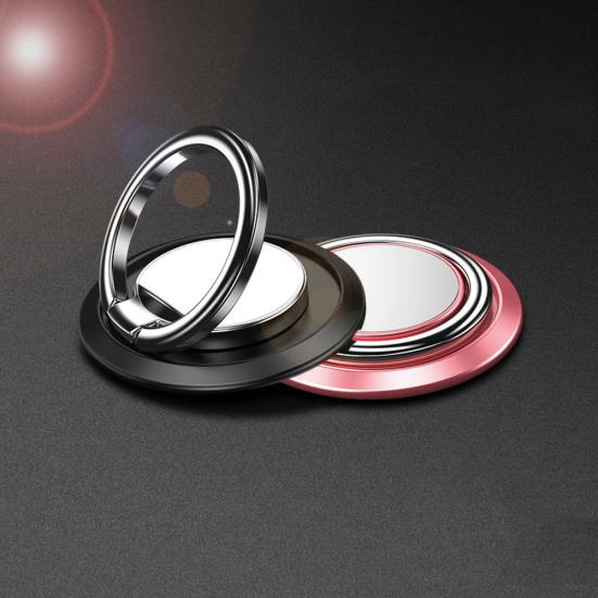 Fashion Zinc Alloy Magnetic Grip Finger 360 Rotating Ring Cell Phone Holder