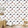 Colorful Ships Vehicles Wallpaper for Living Room and Bedroom 50x1000