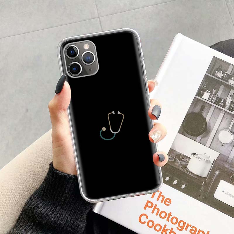 Nurse Medical Medicine Phone Case For Apple iPhone 17 Air 16 15 Plus 14 + 13 Mini 12 11 Pro Max 7 8 SE 16Max Soft Shell Cover Co iPhone 16 Pro