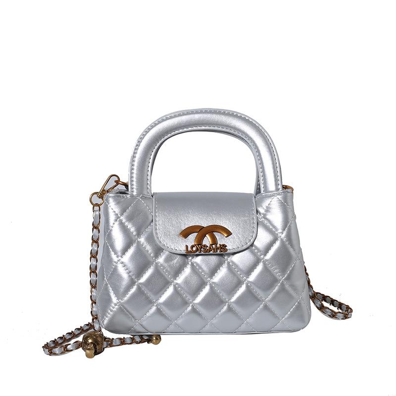 Geantă premium cu lanț de diamante, geantă de mesager pentru femei, nouă, de primăvară și vară, la modă, versatilă, de umăr, sub braț