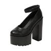 Fashion New Arrival Women's Fashion Boots with Waterproof Platform and Thick Heels 14cm Chunky Heel, High Heels for Nightclub and Show