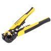 8in Automatic Crimper Plier Wire Cutter Stripping Tool Manual Multifunction Ergonomic for Home Factory Yellow