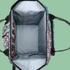 Knitting Bag Large Capacity Crochet Yarn Organizer Bag Lightweight Wear-resistant USB Charging Function for Sewing Crochet Hooks