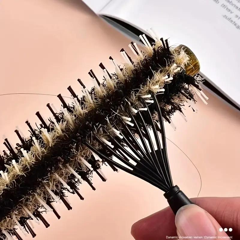 Comb Hair Brush Cleaner Plastic Handle Cleaning Brush Remover Embedded Beauty Tools Cleaning Products Cleaning Supplies